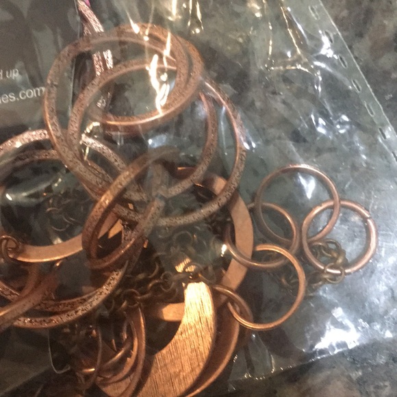 Paparazzi 3 piece necklace earring and bracelet set copper - Picture 7 of 7